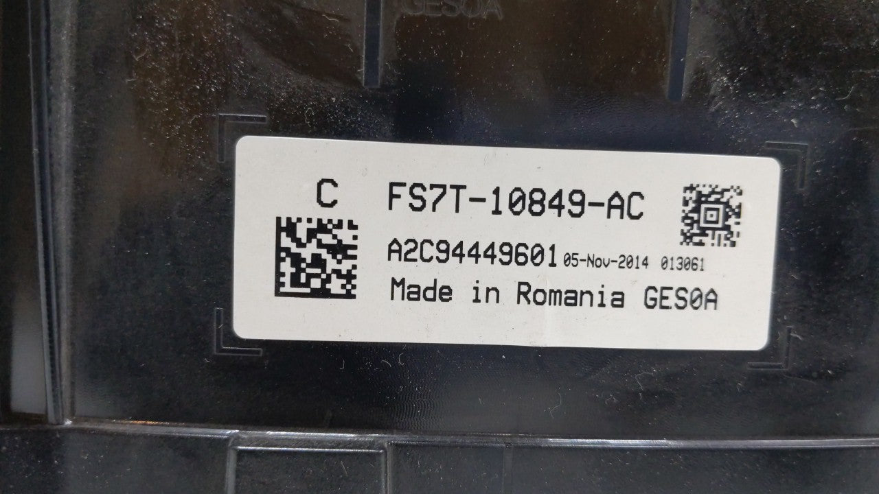 2015 Ford Fusion Instrument Cluster Speedometer Gauges P/N:FS7T-10849-AC Fits OEM Used Auto Parts - Oemusedautoparts1.com