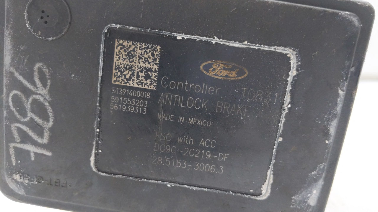 2014-2016 Ford Fusion ABS Pump Control Module Replacement P/N:EG9C-2C405-AF EG9C-2C405-AE, EG9C-2C405-DF Fits Fits 2014 2015