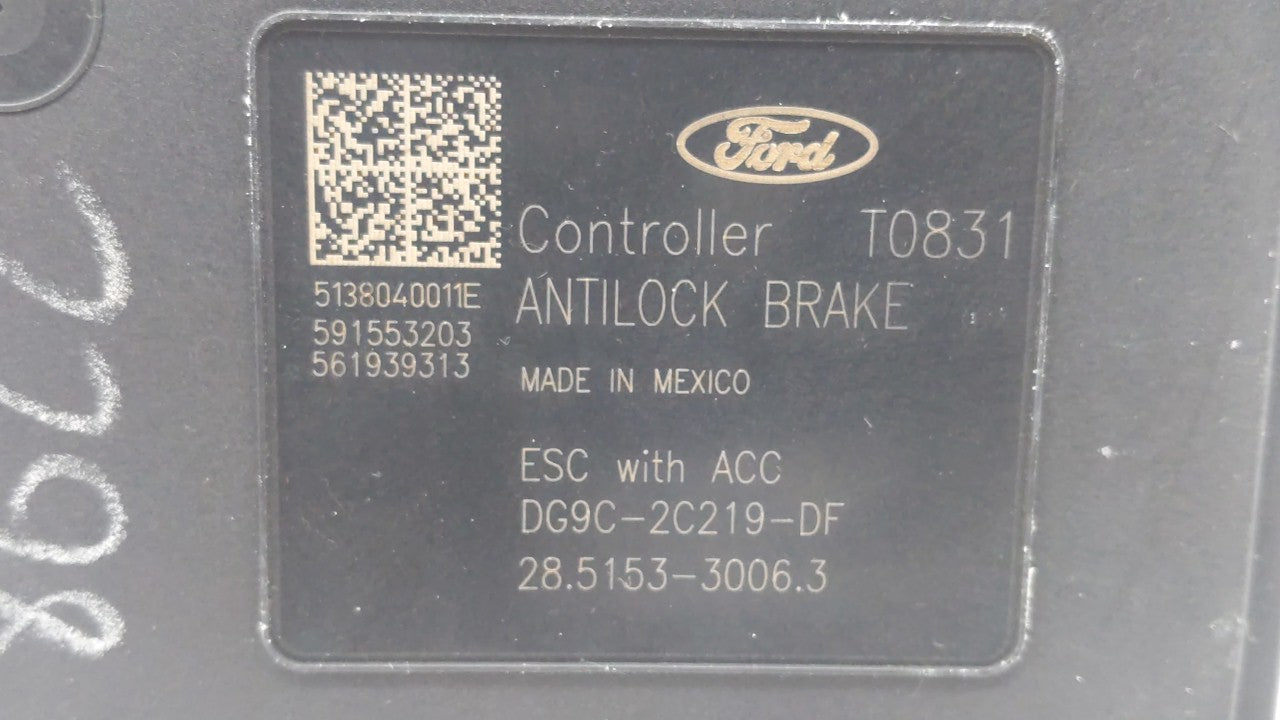 2014-2016 Ford Fusion ABS Pump Control Module Replacement P/N:EG9C-2C405-AF EG9C-2C405-AE, EG9C-2C405-DF Fits Fits 2014 2015