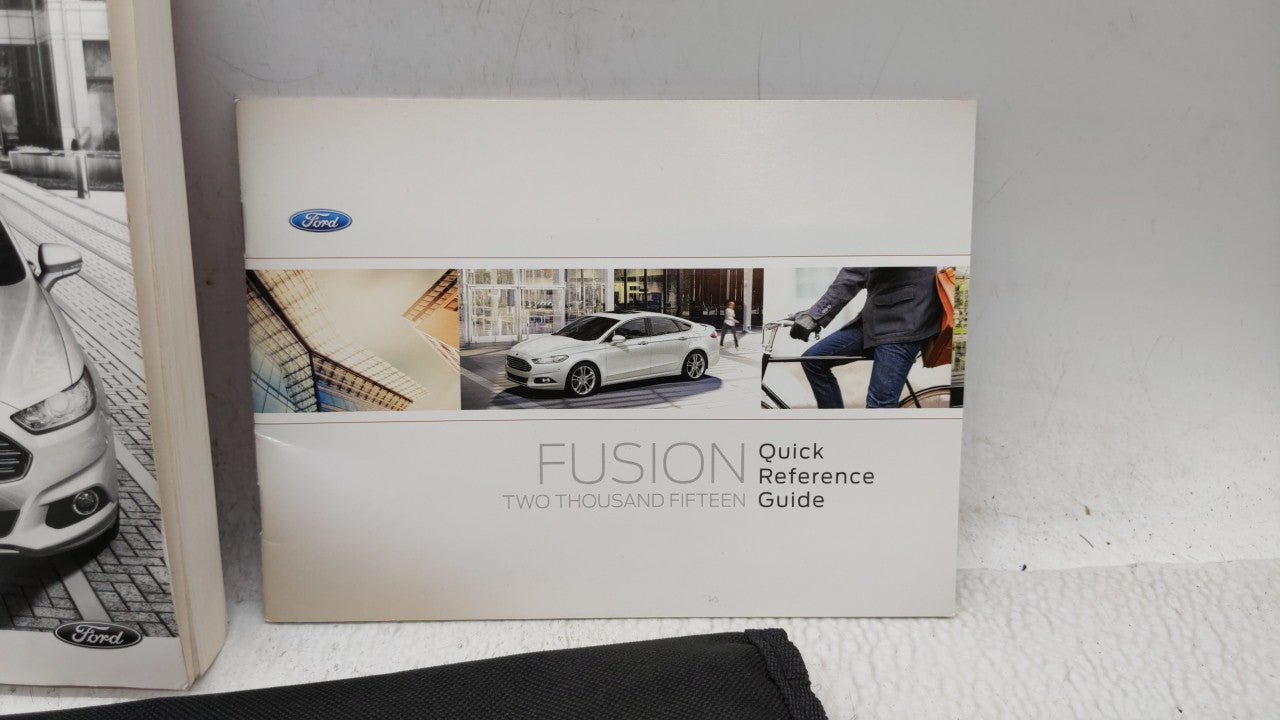 2015 Ford Fusion Owners Manual Book Guide OEM Used Auto Parts - Oemusedautoparts1.com