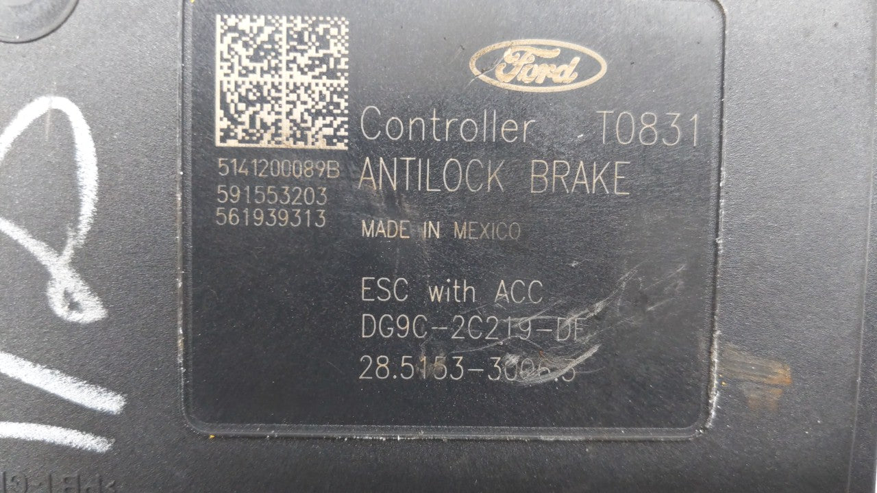 2014-2016 Ford Fusion ABS Pump Control Module Replacement P/N:EG9C-2C405-AF EG9C-2C405-AE, EG9C-2C405-DF Fits Fits 2014 2015