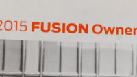 2015 Ford Fusion Owners Manual Book Guide OEM Used Auto Parts - Oemusedautoparts1.com