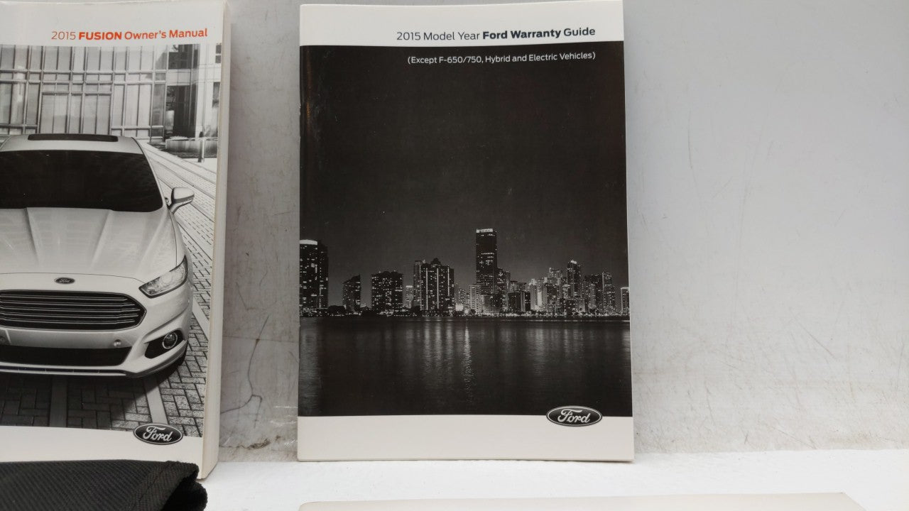 2015 Ford Fusion Owners Manual Book Guide OEM Used Auto Parts - Oemusedautoparts1.com