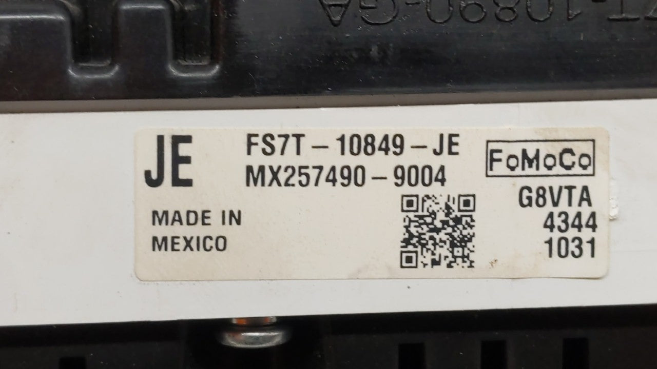 2015 Ford Fusion Instrument Cluster Speedometer Gauges P/N:FS7T-10849-JE FS7T-10849-JF Fits OEM Used Auto Parts - Oemusedaut