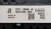 2015 Ford Fusion Instrument Cluster Speedometer Gauges P/N:FS7T-10849-JC FS7T-10849-JE, FS7T-10849-JF Fits OEM Used Auto Par