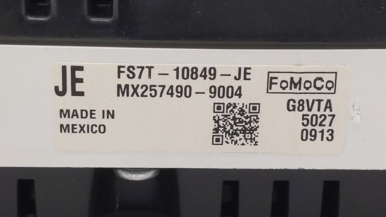 2015 Ford Fusion Instrument Cluster Speedometer Gauges P/N:FS7T-10849-JC FS7T-10849-JE, FS7T-10849-JF Fits OEM Used Auto Par