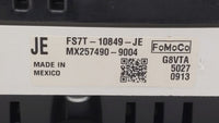 2015 Ford Fusion Instrument Cluster Speedometer Gauges P/N:FS7T-10849-JC FS7T-10849-JE, FS7T-10849-JF Fits OEM Used Auto Par