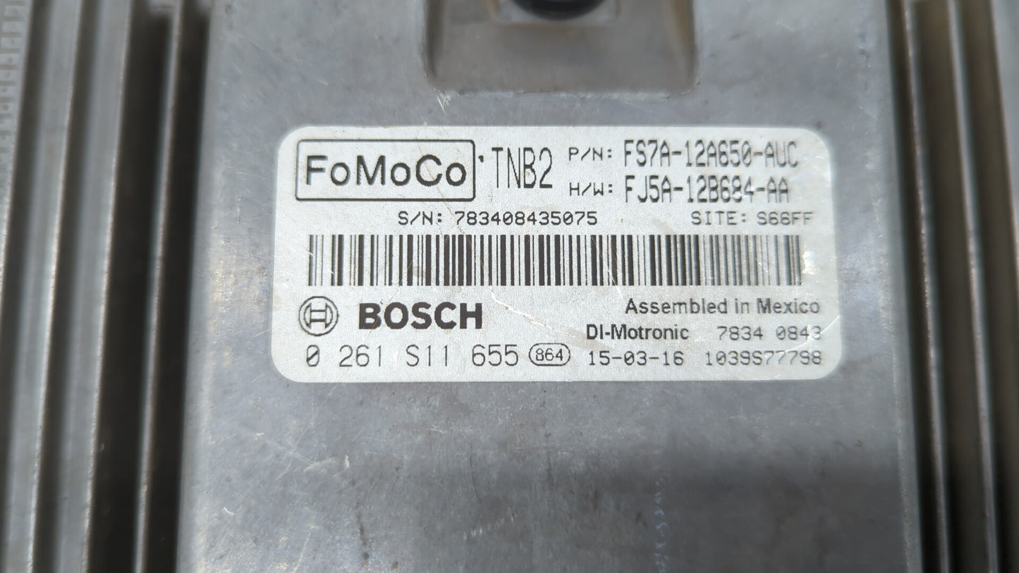 2015 Ford Fusion PCM Engine Control Computer ECU ECM PCU OEM P/N:FS7A-12A650-AUC FS7A-12A650-AYC, FS7A-12A50-AVC Fits OEM Us