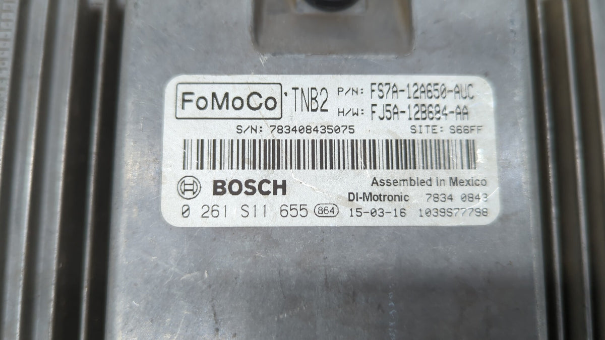 2015 Ford Fusion PCM Engine Control Computer ECU ECM PCU OEM P/N:FS7A-12A650-AUC FS7A-12A650-AYC, FS7A-12A50-AVC OEM Used Au