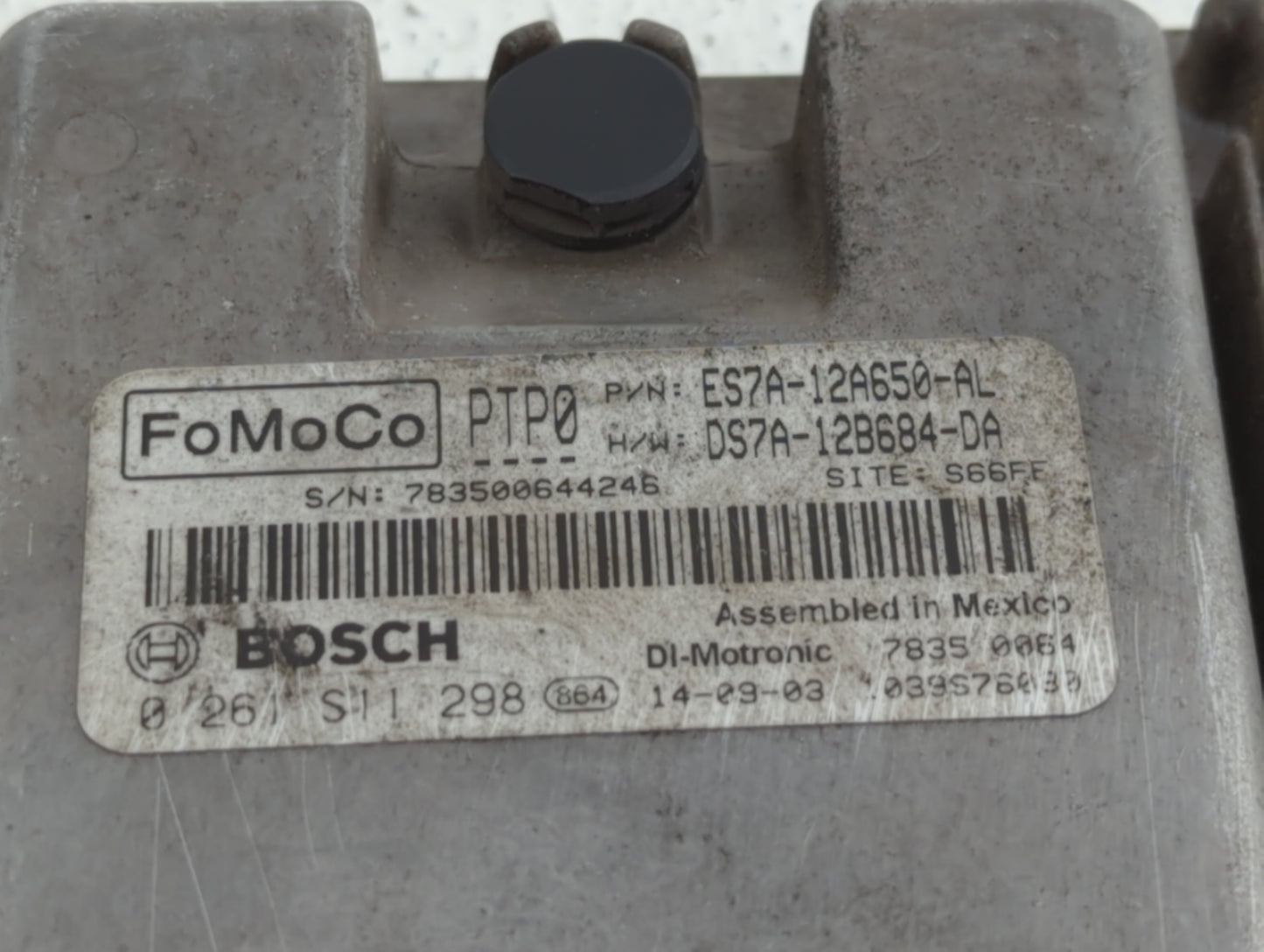 2014-2016 Ford Fusion PCM Engine Control Computer ECU ECM PCU OEM P/N:ES7A-12A650-DFC ES7A-12A650-EK Fits Fits 2014 2015 201