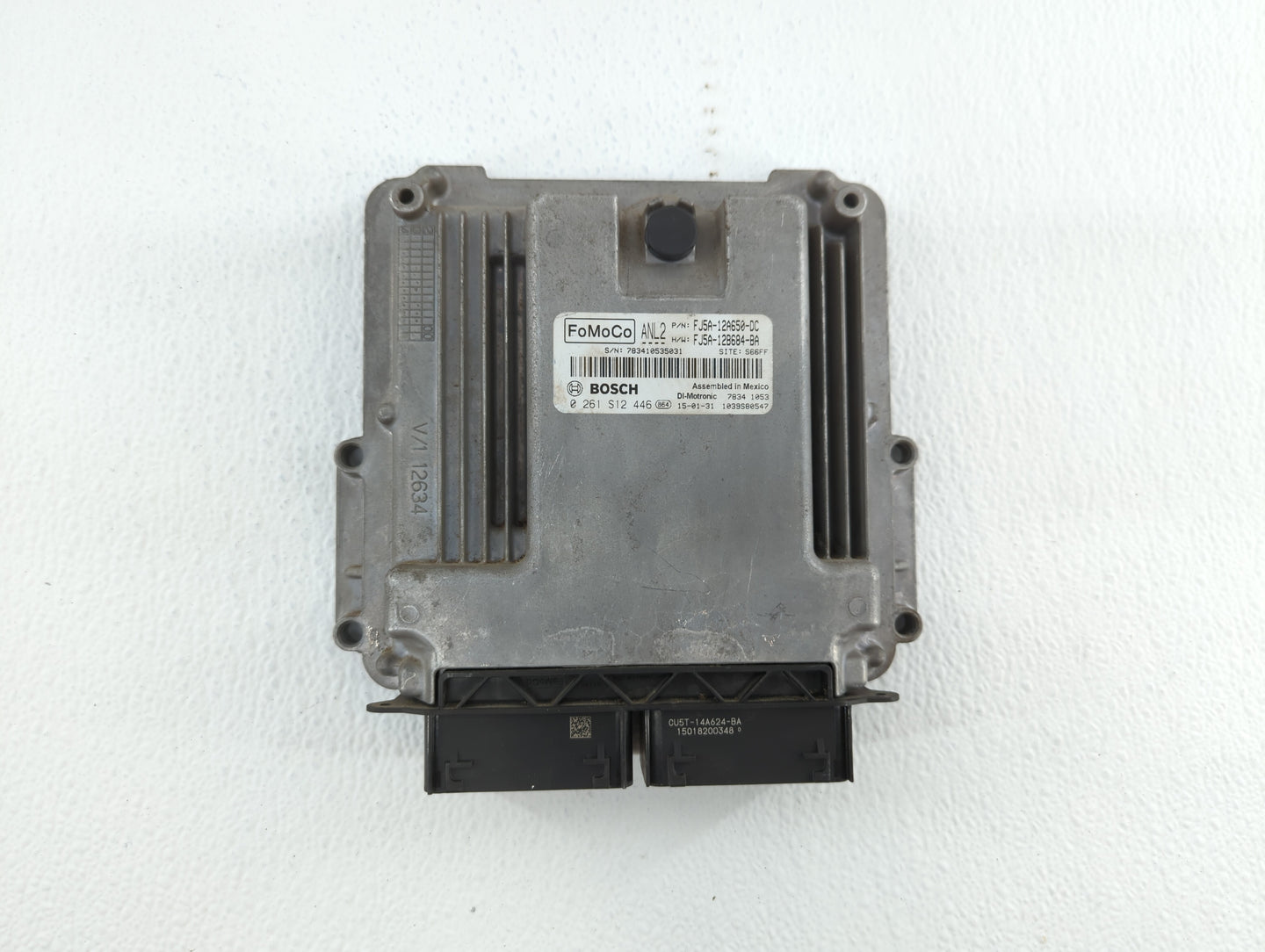 2015 Ford Fusion PCM Engine Control Computer ECU ECM PCU OEM P/N:FJ5A-12A650-DC CU5T-14A624-BA Fits OEM Used Auto Parts - Oe