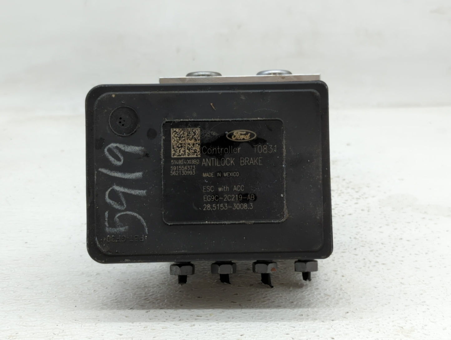 2014-2016 Ford Fusion ABS Pump Control Module Replacement P/N:DG9C-2C219-DF DG9C-2C405-DF, EG9C-2C405-AG Fits Fits 2014 2015