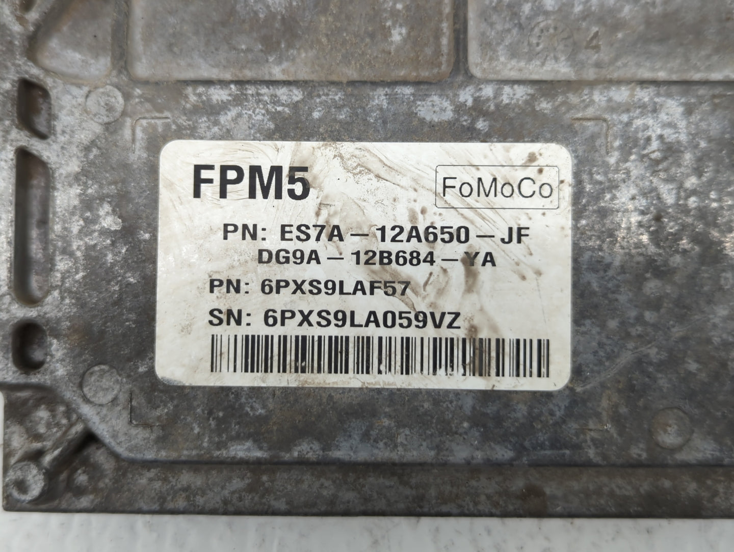 2014-2016 Ford Fusion PCM Engine Control Computer ECU ECM PCU OEM P/N:ES7A-12A650-JF ES7A-12A650-GE Fits Fits 2014 2015 2016
