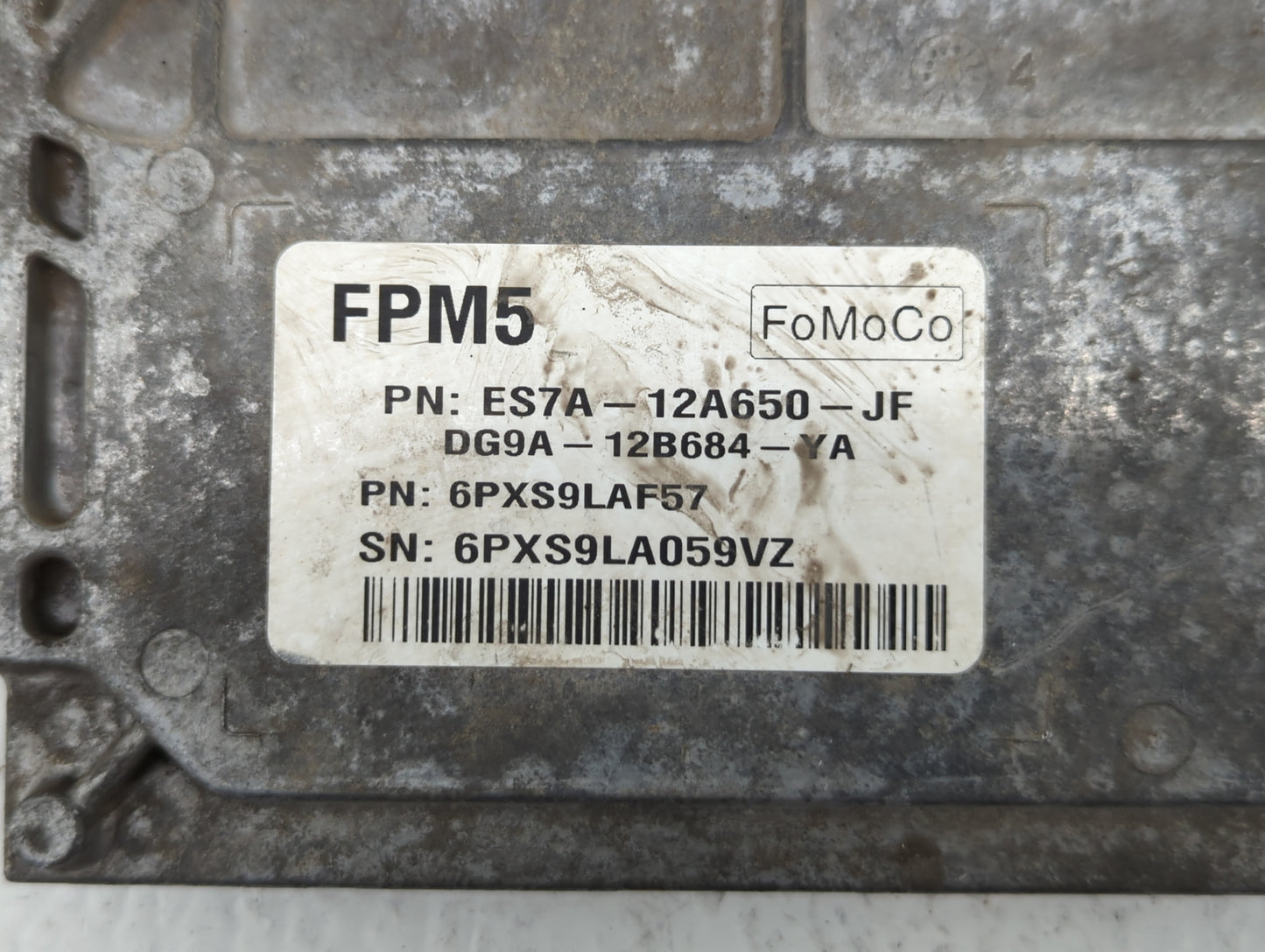 2014-2016 Ford Fusion PCM Engine Control Computer ECU ECM PCU OEM P/N:ES7A-12A650-JF ES7A-12A650-GE Fits Fits 2014 2015 2016