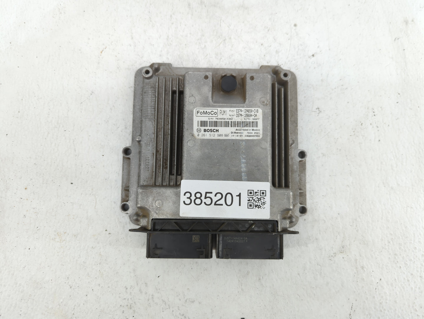 2014-2016 Ford Fusion PCM Engine Control Computer ECU ECM PCU OEM P/N:ES7A-12A650-CVB ES7A-12A650-AK Fits Fits 2014 2015 201