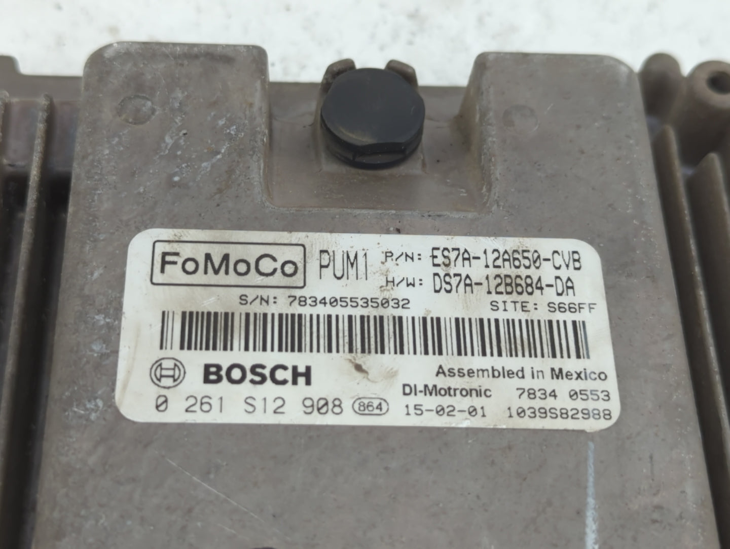 2014-2016 Ford Fusion PCM Engine Control Computer ECU ECM PCU OEM P/N:ES7A-12A650-DAD ES7A-12A650-EK Fits Fits 2014 2015 201