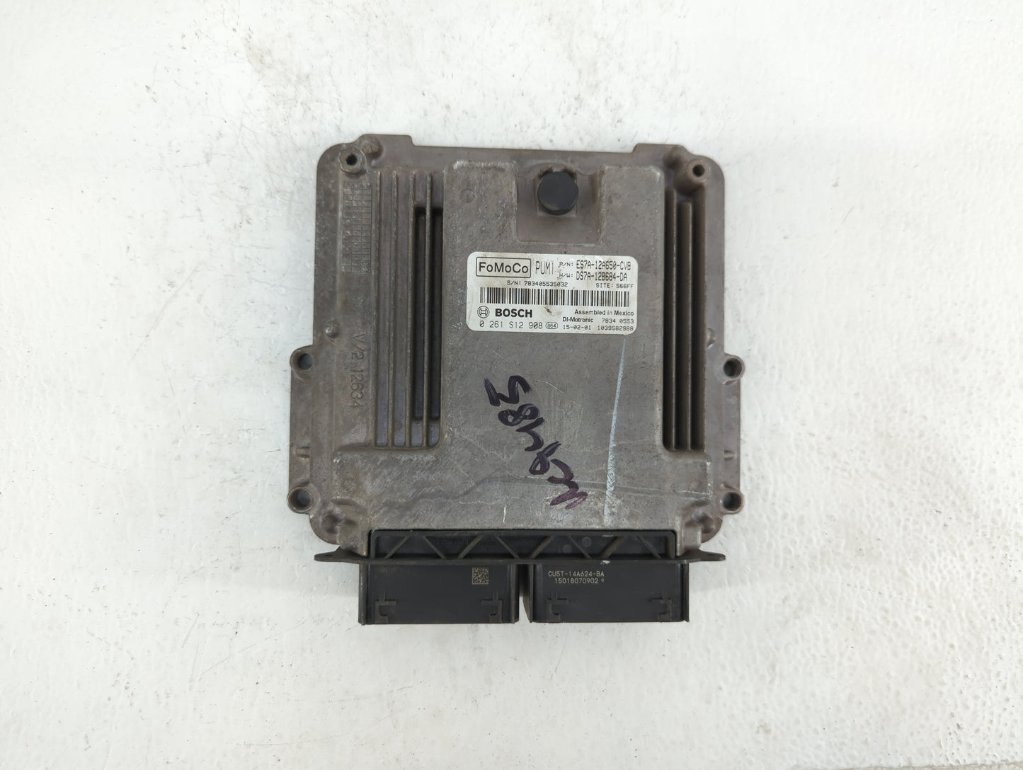 2014-2016 Ford Fusion PCM Engine Control Computer ECU ECM PCU OEM P/N:ES7A-12A650-DAD ES7A-12A650-EK Fits Fits 2014 2015 201