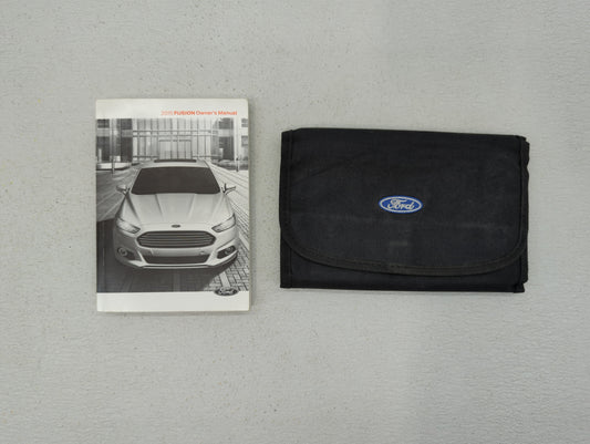 2015 Ford Fusion Owners Manual Book Guide OEM Used Auto Parts - Oemusedautoparts1.com