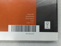 2015 Ford Fusion Owners Manual Book Guide OEM Used Auto Parts - Oemusedautoparts1.com