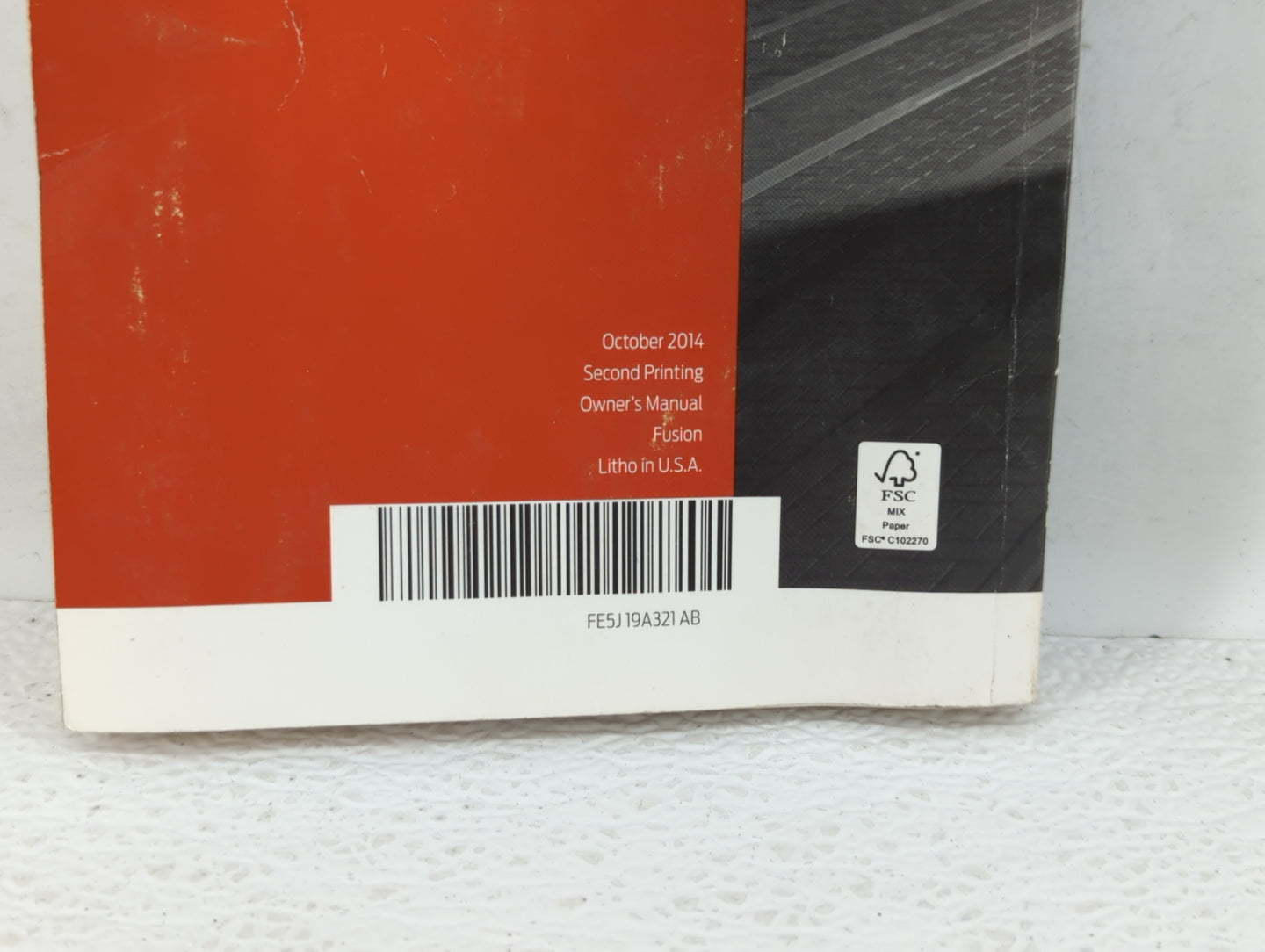 2015 Ford Fusion Owners Manual Book Guide OEM Used Auto Parts - Oemusedautoparts1.com