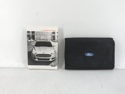 2015 Ford Fusion Owners Manual Book Guide OEM Used Auto Parts - Oemusedautoparts1.com