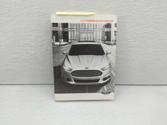2015 Ford Fusion Owners Manual Book Guide OEM Used Auto Parts - Oemusedautoparts1.com