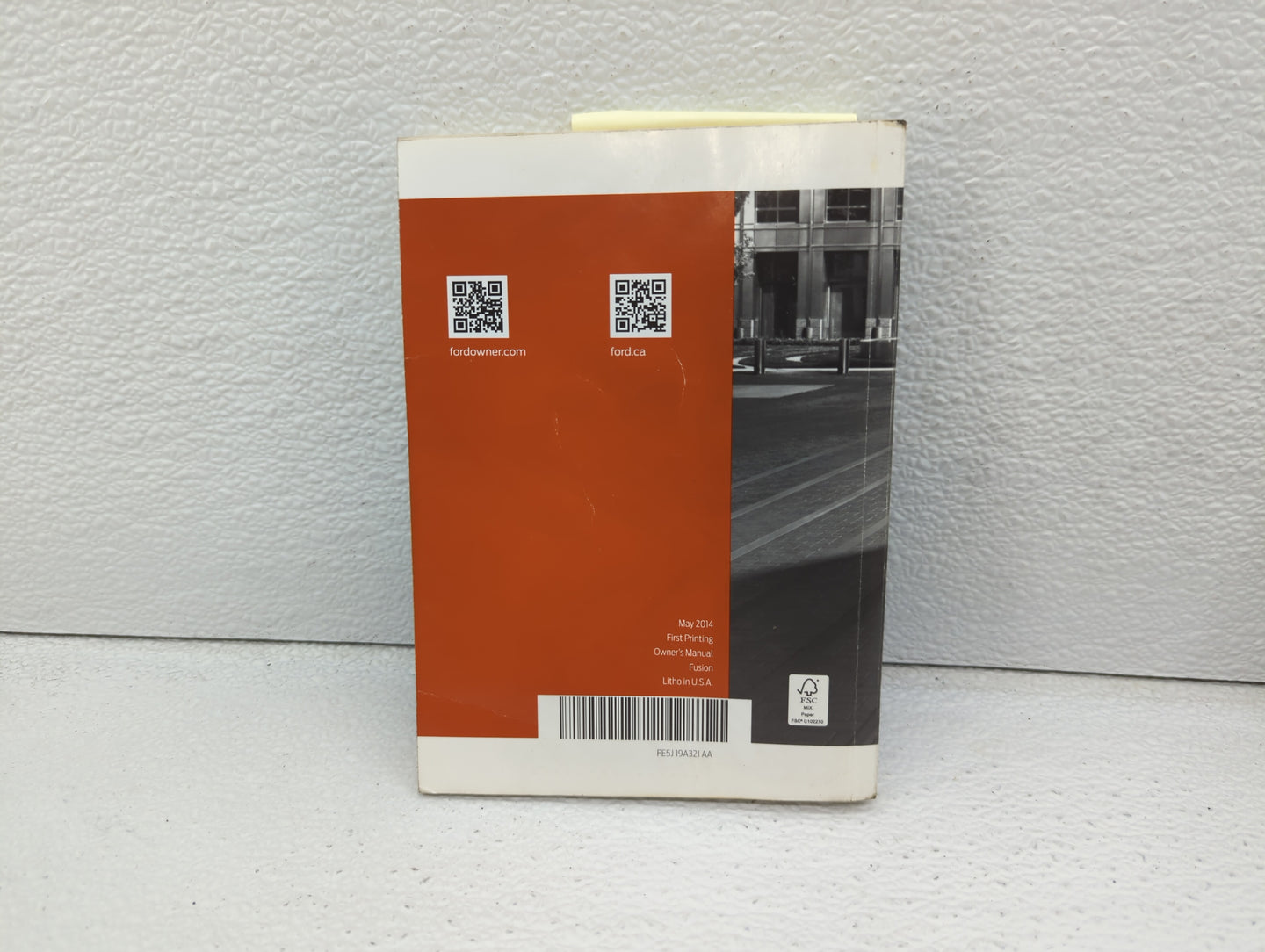 2015 Ford Fusion Owners Manual Book Guide OEM Used Auto Parts - Oemusedautoparts1.com