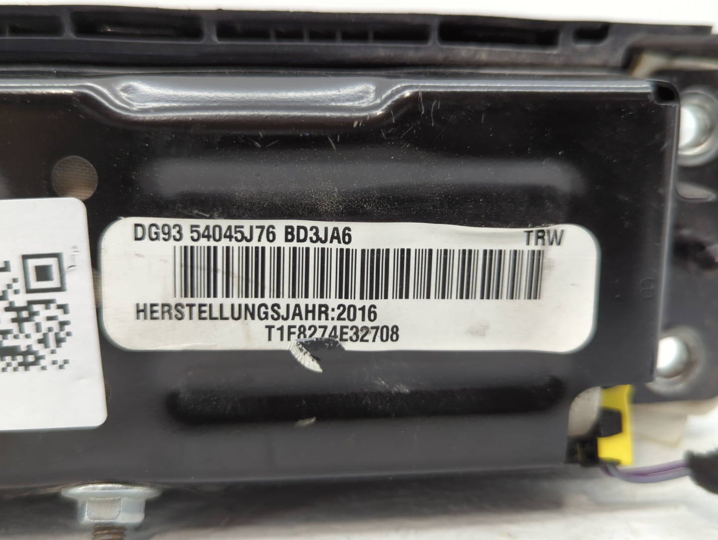 2013-2020 Ford Fusion Air Bag Passenger Right Knee OEM P/N:DG93 54045J76 BD3 Fits Fits 2013 2014 2015 2016 2017 2018 2019 20
