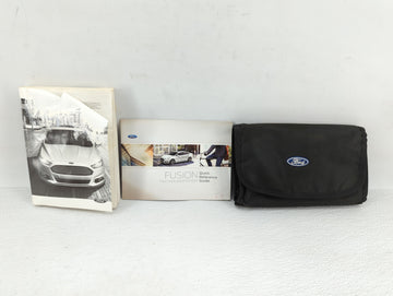 2015 Ford Fusion Owners Manual Book Guide OEM Used Auto Parts - Oemusedautoparts1.com