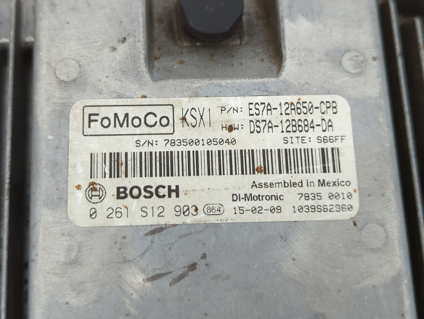 2014-2016 Ford Fusion PCM Engine Control Computer ECU ECM PCU OEM P/N:DS7A-12B684-DA ES7A-12A650-EK Fits Fits 2014 2015 2016