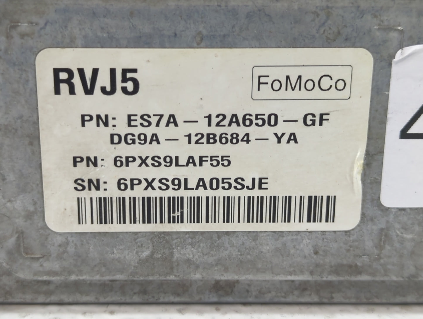 2014-2016 Ford Fusion PCM Engine Control Computer ECU ECM PCU OEM P/N:ES7A-12A650-GF ES7A-12A650-JF Fits Fits 2014 2015 2016