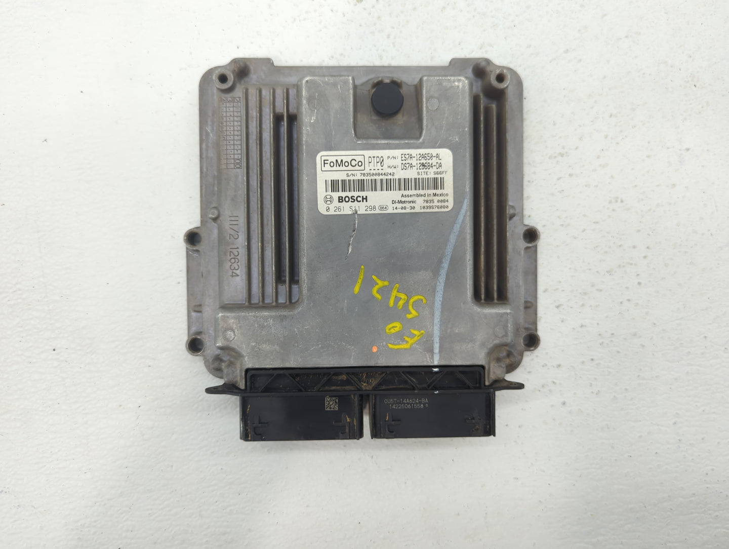 2014-2016 Ford Fusion PCM Engine Control Computer ECU ECM PCU OEM P/N:DS7A-12B684-DA ES7A-12A650-AL Fits Fits 2014 2015 2016