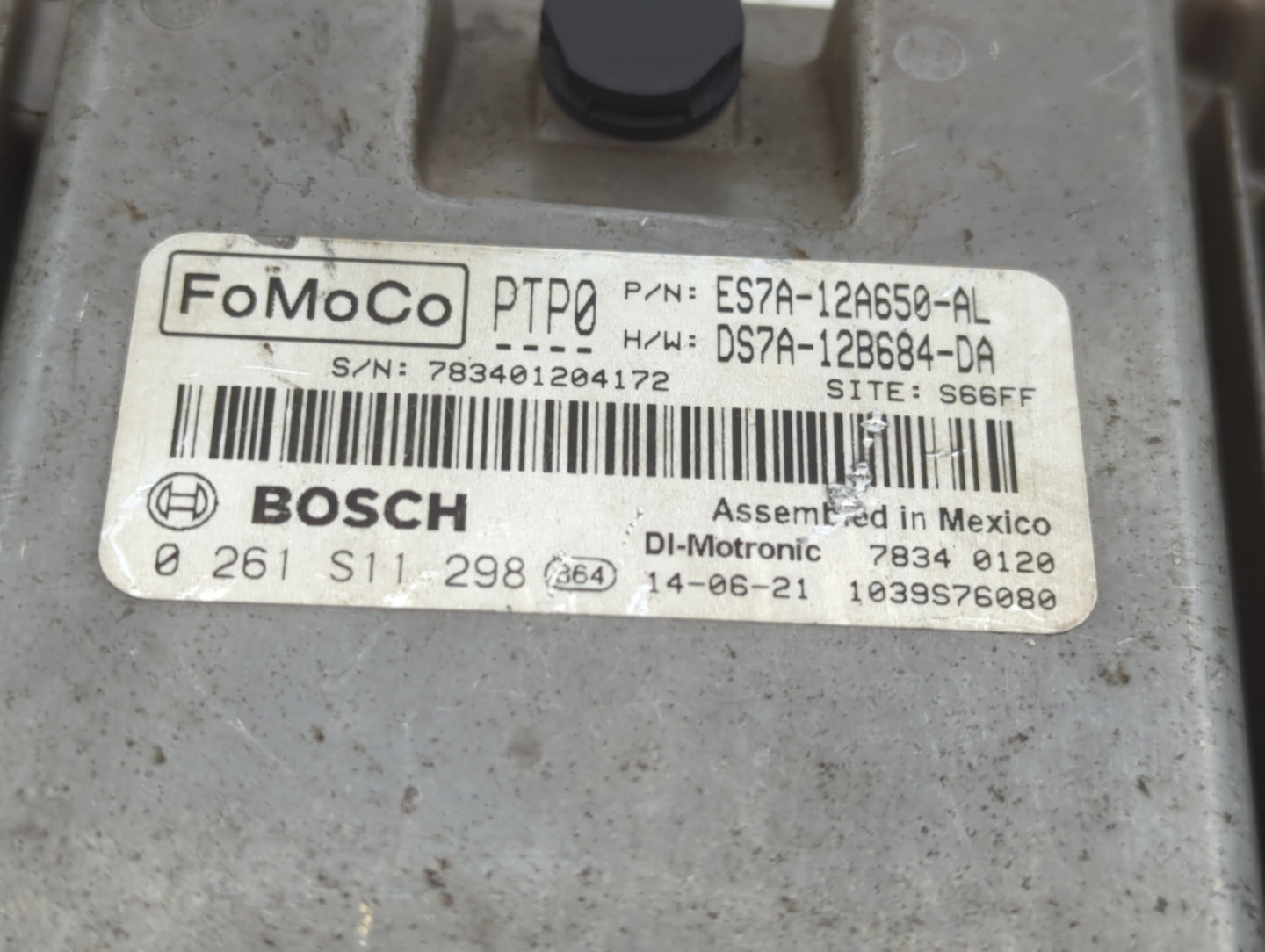 2014-2016 Ford Fusion PCM Engine Control Computer ECU ECM PCU OEM P/N:DS7A-12B684-DA ES7A-12A650-AL Fits Fits 2014 2015 2016