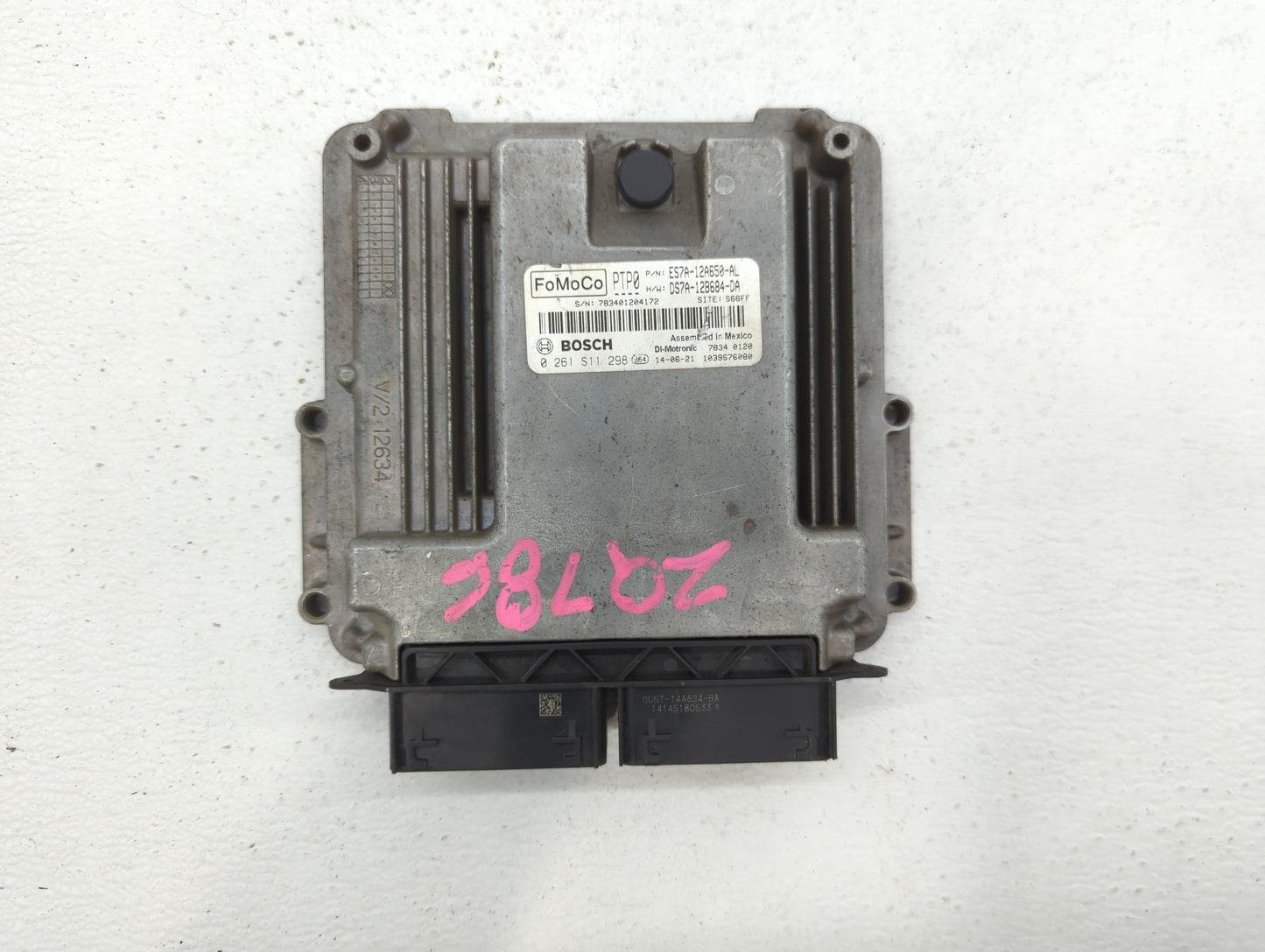 2014-2016 Ford Fusion PCM Engine Control Computer ECU ECM PCU OEM P/N:DS7A-12B684-DA ES7A-12A650-AL Fits Fits 2014 2015 2016