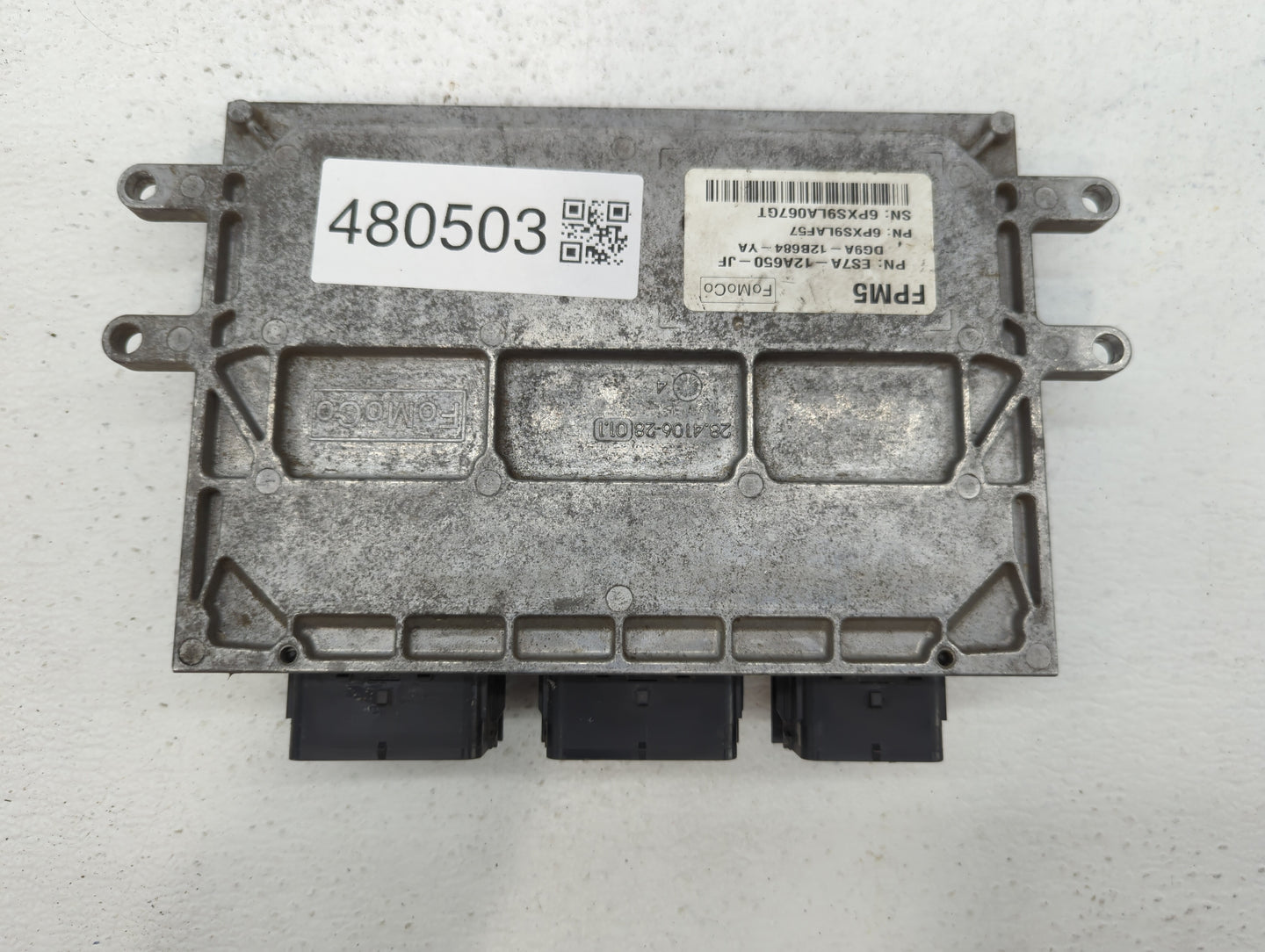2014-2016 Ford Fusion PCM Engine Control Computer ECU ECM PCU OEM P/N:ES7A-12A650-JF ES7A-12A650-GF Fits Fits 2014 2015 2016