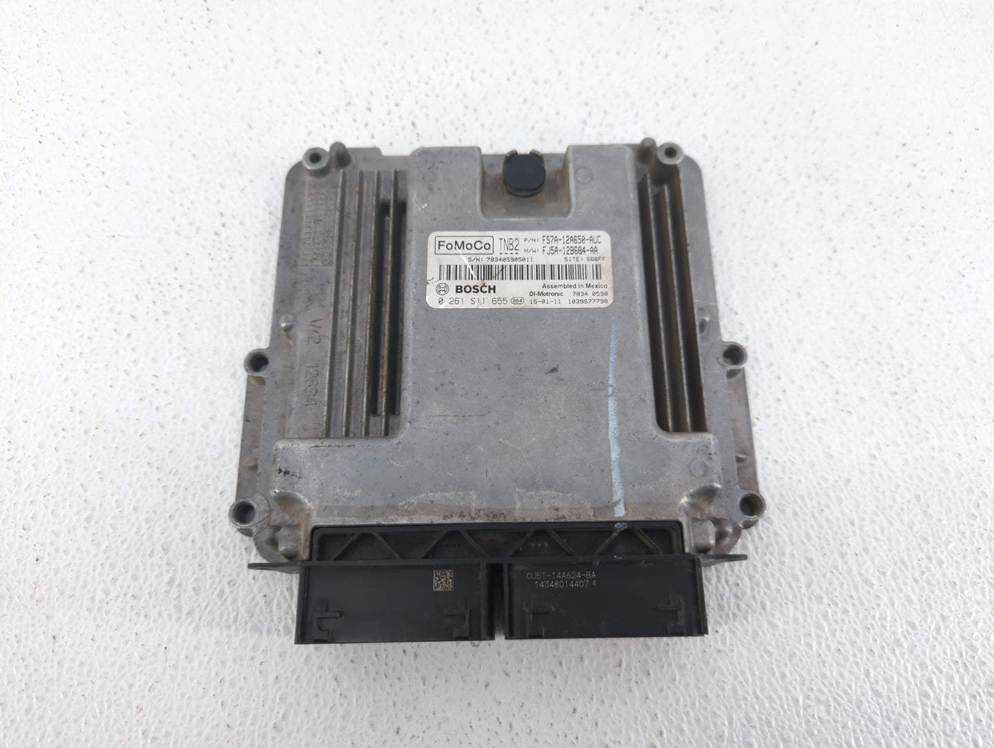 2015 Ford Fusion PCM Engine Control Computer ECU ECM PCU OEM P/N:FJ5A-12B684-AA FS7A-12A650-AUC, FS7A-12A650-AVC Fits OEM Us