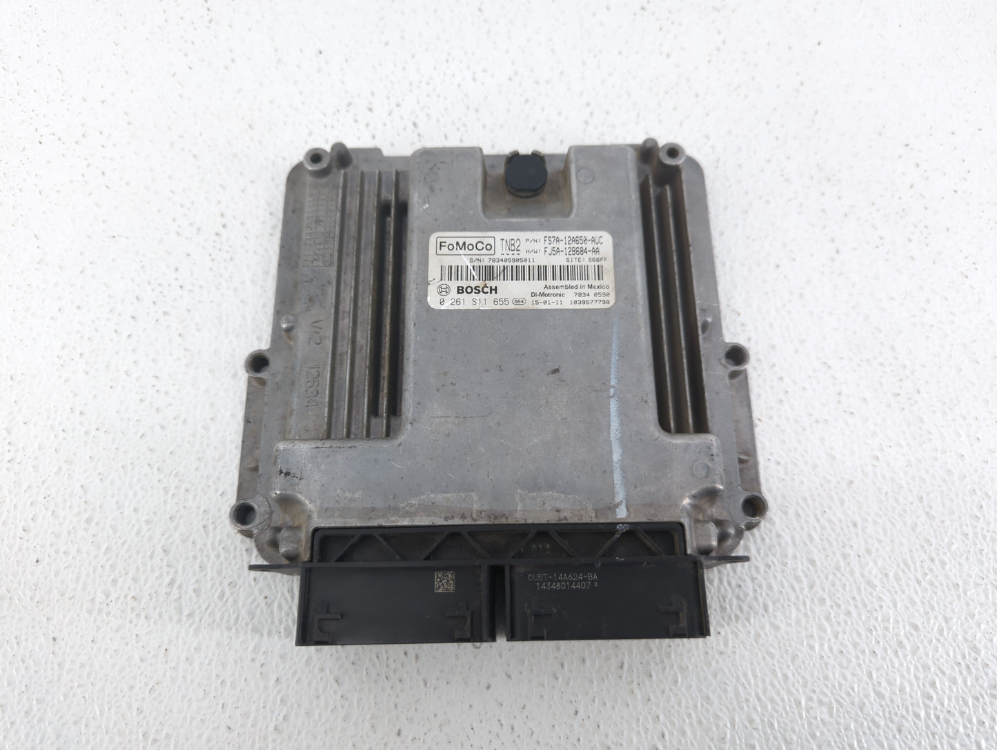 2015 Ford Fusion PCM Engine Control Computer ECU ECM PCU OEM P/N:FJ5A-12B684-AA FS7A-12A650-AUC, FS7A-12A650-AVC Fits OEM Us