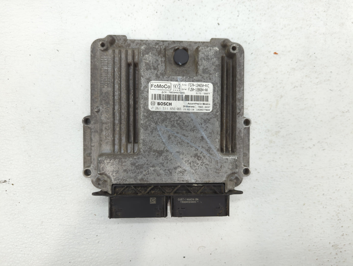 2015 Ford Fusion PCM Engine Control Computer ECU ECM PCU OEM P/N:FJ5A-12B684-AA FS7A-12A650-AUC, FS7A-12A650-AVC Fits OEM Us