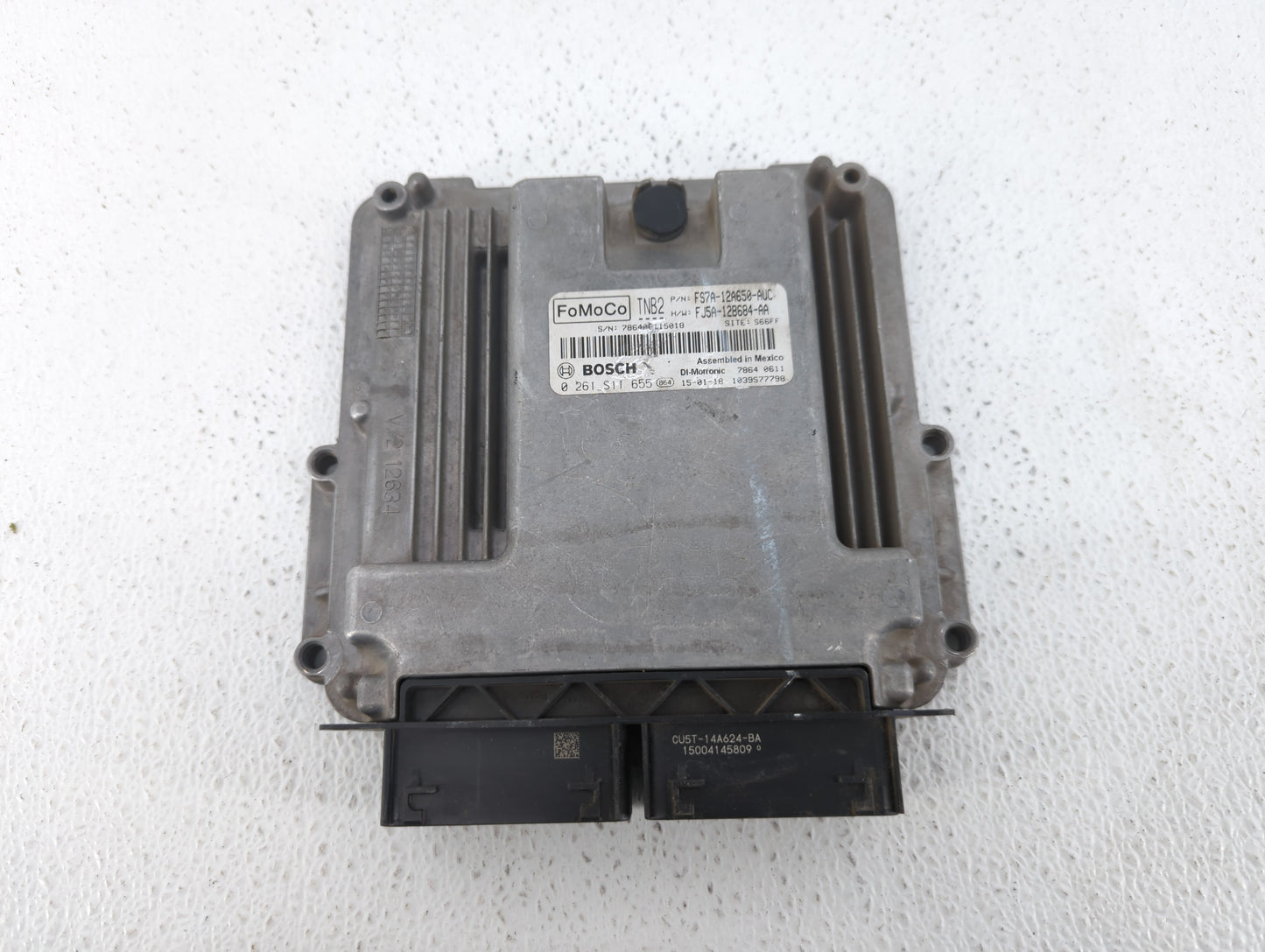 2015 Ford Fusion PCM Engine Control Computer ECU ECM PCU OEM P/N:FJ5A-12B684-AA FS7A-12A650-AUC Fits OEM Used Auto Parts - O