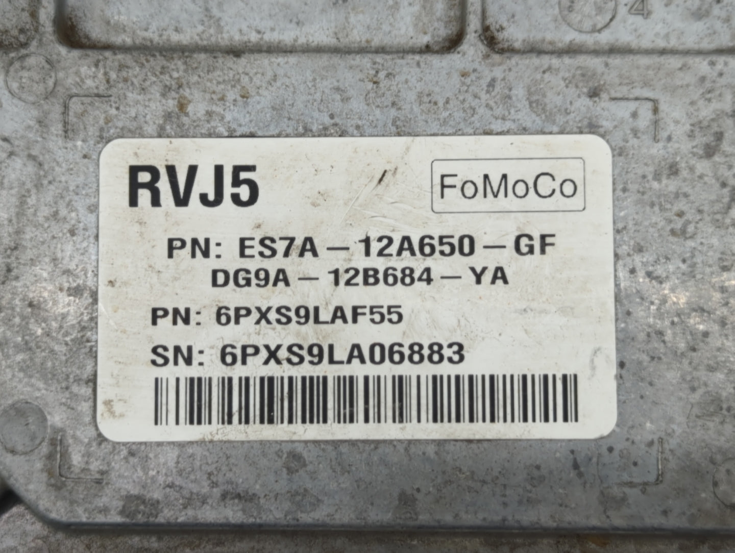 2014-2016 Ford Fusion PCM Engine Control Computer ECU ECM PCU OEM P/N:ES7A-12A650-GF DG9A-12B684-YA Fits Fits 2014 2015 2016