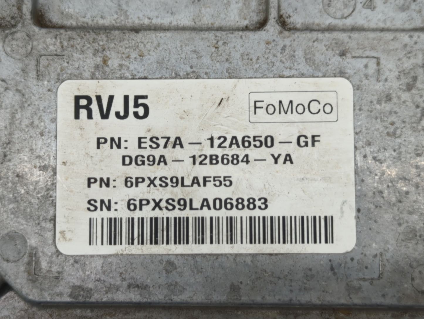 2014-2016 Ford Fusion PCM Engine Control Computer ECU ECM PCU OEM P/N:ES7A-12A650-GF DG9A-12B684-YA Fits Fits 2014 2015 2016
