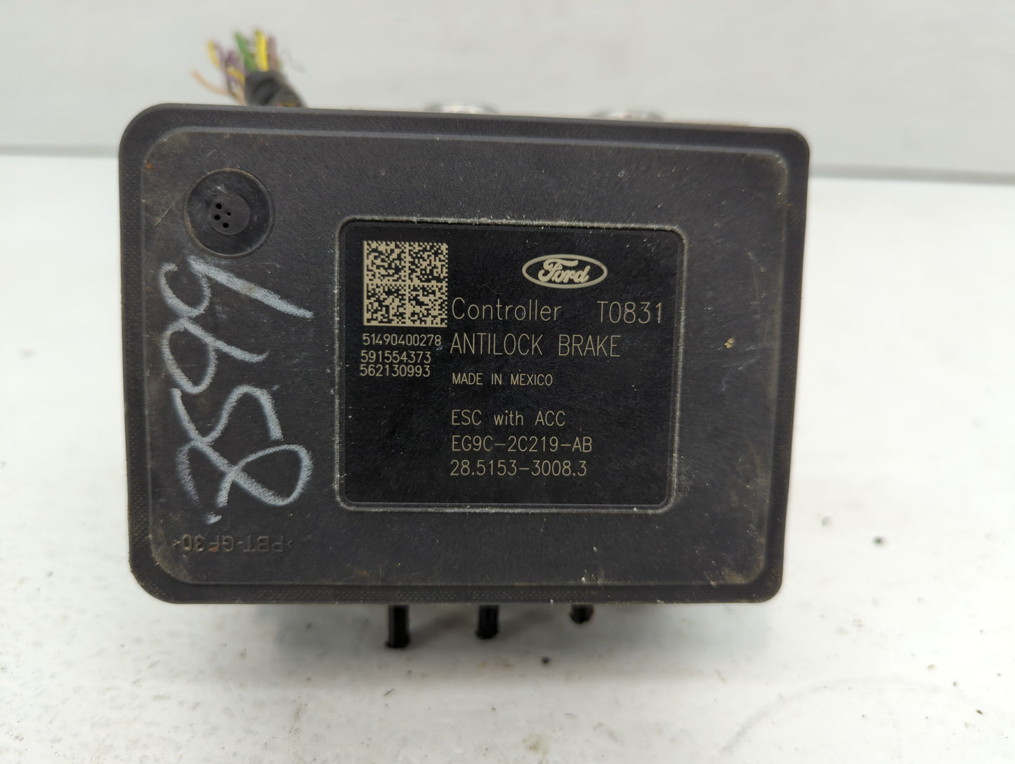2014-2016 Ford Fusion ABS Pump Control Module Replacement P/N:EG9C-2C405-AD Fits Fits 2014 2015 2016 OEM Used Auto Parts - O