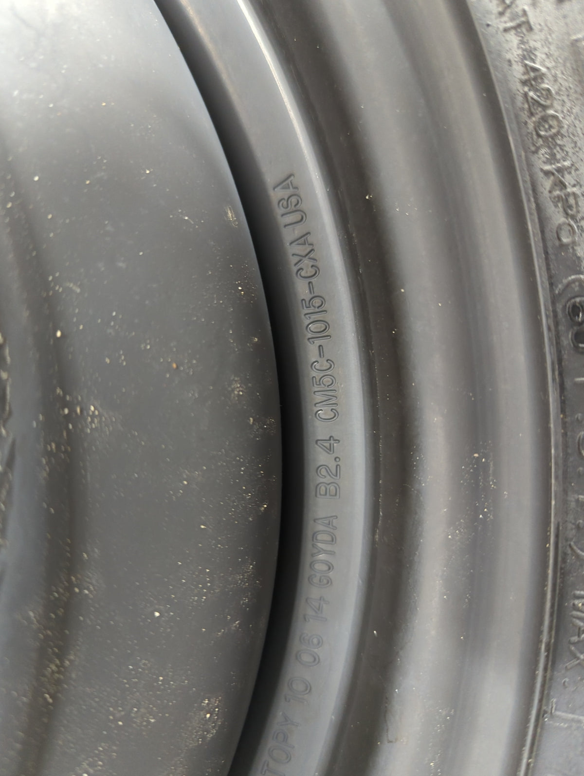 2015 Ford Fusion Spare Donut Tire Wheel Rim Oem - Oemusedautoparts1.com