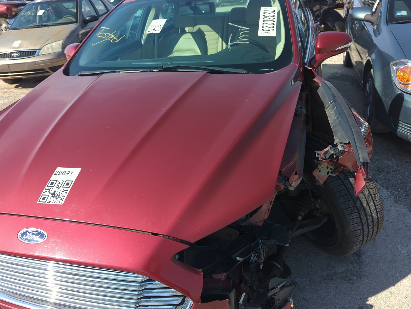 2013-2020 Ford Fusion Hood Oem - Oemusedautoparts1.com