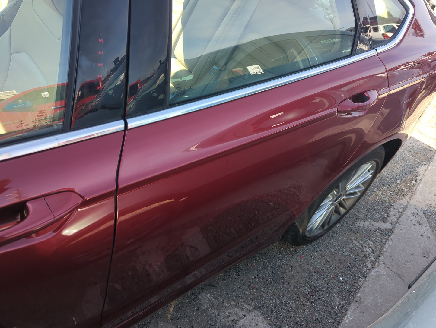 2013-2016 Ford Fusion Driver Rear Door Oem 5010509 - Oemusedautoparts1.com