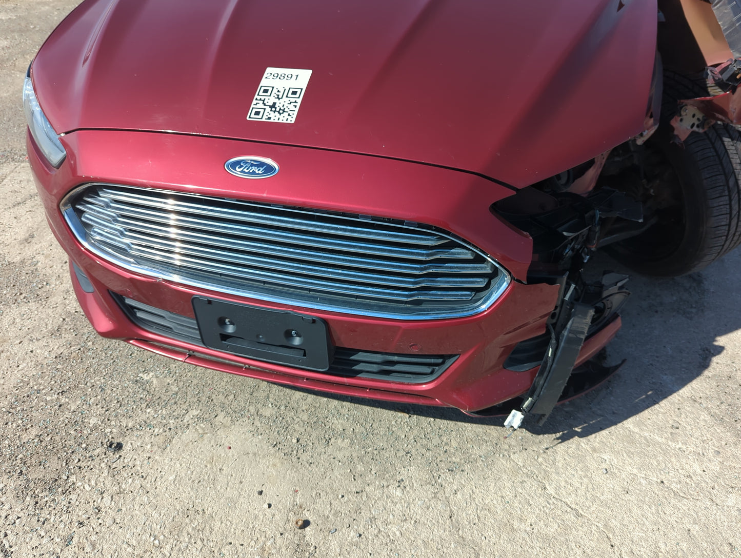 2013-2016 Ford Fusion Front Grille Bumper Not Included 5010522 - Oemusedautoparts1.com