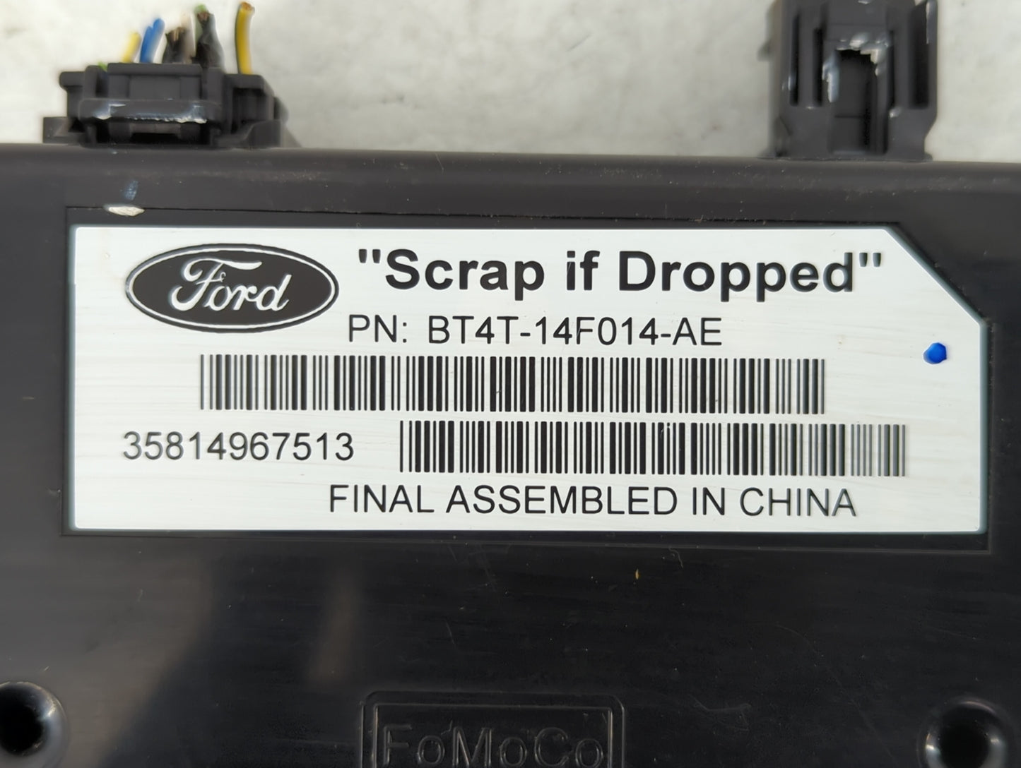 2014-2016 Ford Fusion Chassis Control Module Ccm Bcm Body Control - Oemusedautoparts1.com