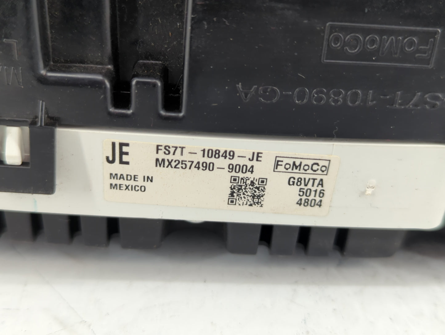 2015 Ford Fusion Instrument Cluster Speedometer Gauges P/N:FS7T-10849-JE Fits OEM Used Auto Parts - Oemusedautoparts1.com