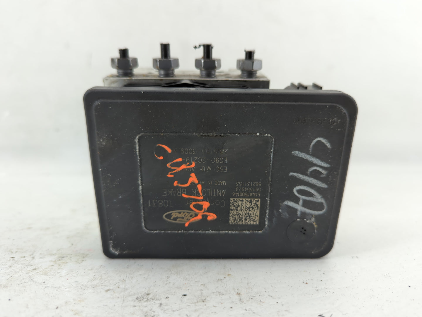 2014-2016 Ford Fusion ABS Pump Control Module Replacement P/N:EG9C-2C405-AE Fits Fits 2014 2015 2016 OEM Used Auto Parts - O