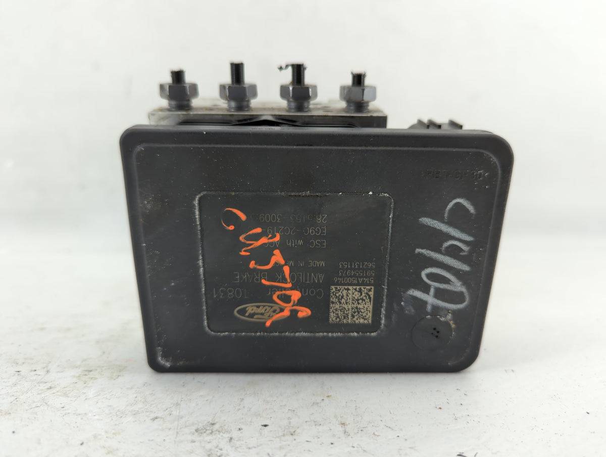2014-2016 Ford Fusion Anti-Lock Brake ABS Pump Module Actuator OEM P/N:EG9C-2C405-AE Fits Fits 2014 2015 2016 OEM Used Auto 